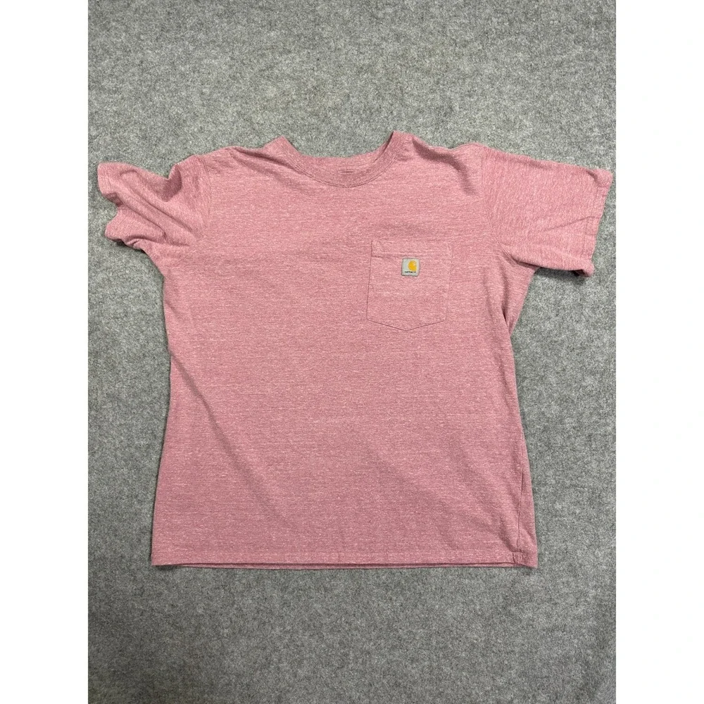 Carhartt Loose Fit Pocket T-Shirt Youth‎ XL Heather Pink Cotton Blend